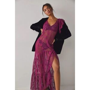 NWT free people keep me up maxi in mulberry sold out small